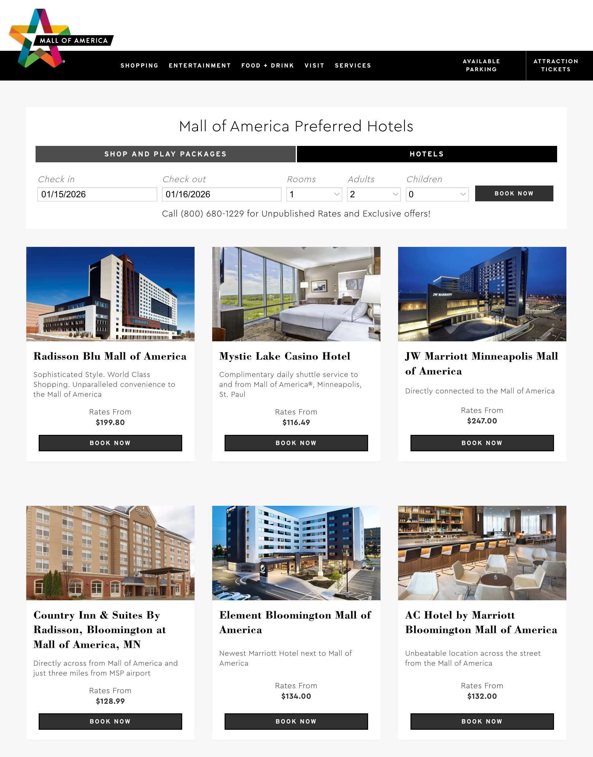 Hotel & Ticket Packaging Programs